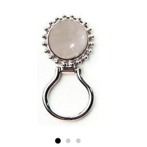Rose Quartz Semi-Precious Eyeglass holder